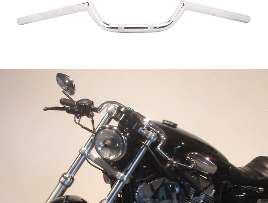 motorcycle with high handlebars