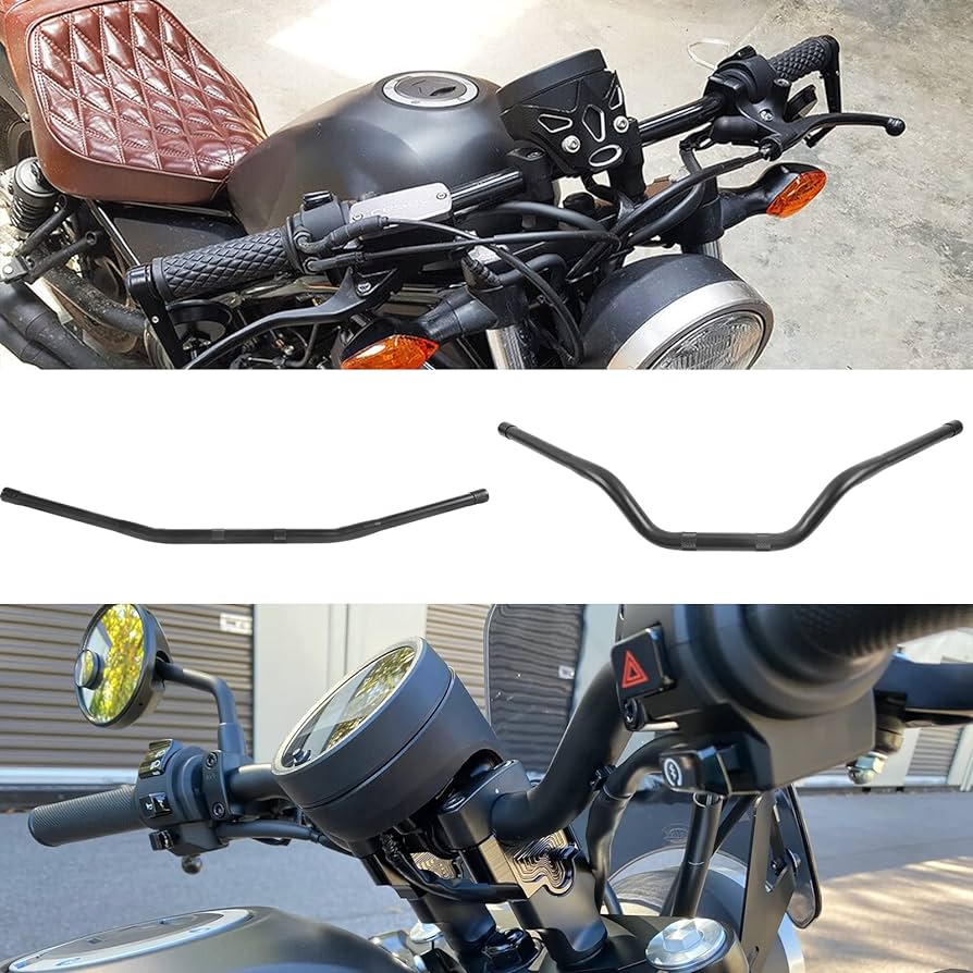 motorcycle with high handlebars