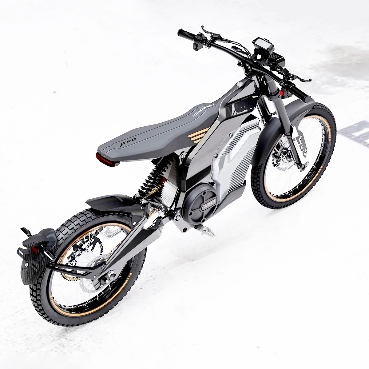 an electric motorcycle