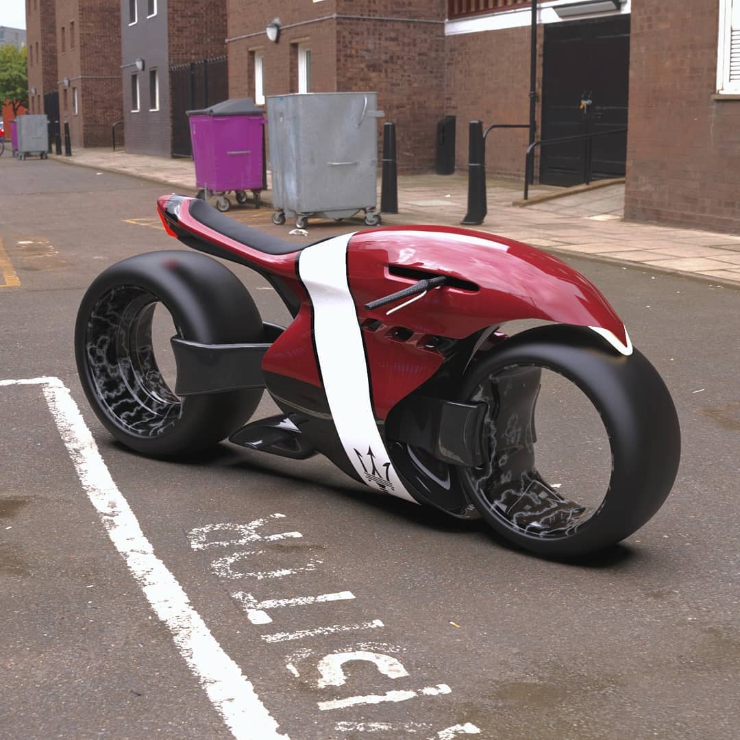 hubless electric motorcycle